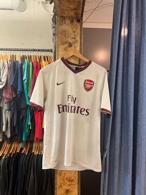 Arsenal White Soccer Jersey